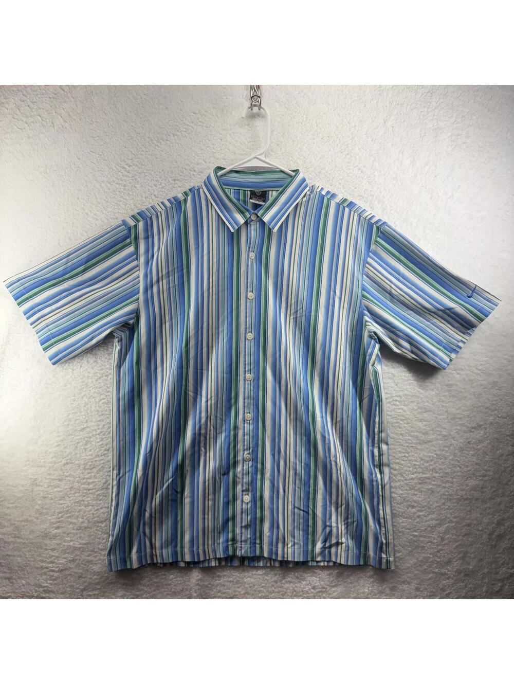 Vintage 90s Nike Golf Performance Camp Shirt Button Up Mens Large Dri-Fit